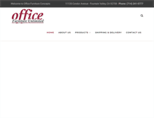 Tablet Screenshot of officefurnitureunl.com